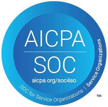 AICPA SOC Level 2 approval seal.